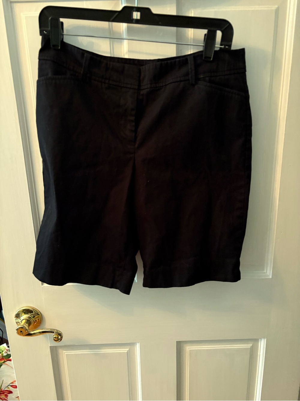 Talbots Black Tailored Bermuda Shorts